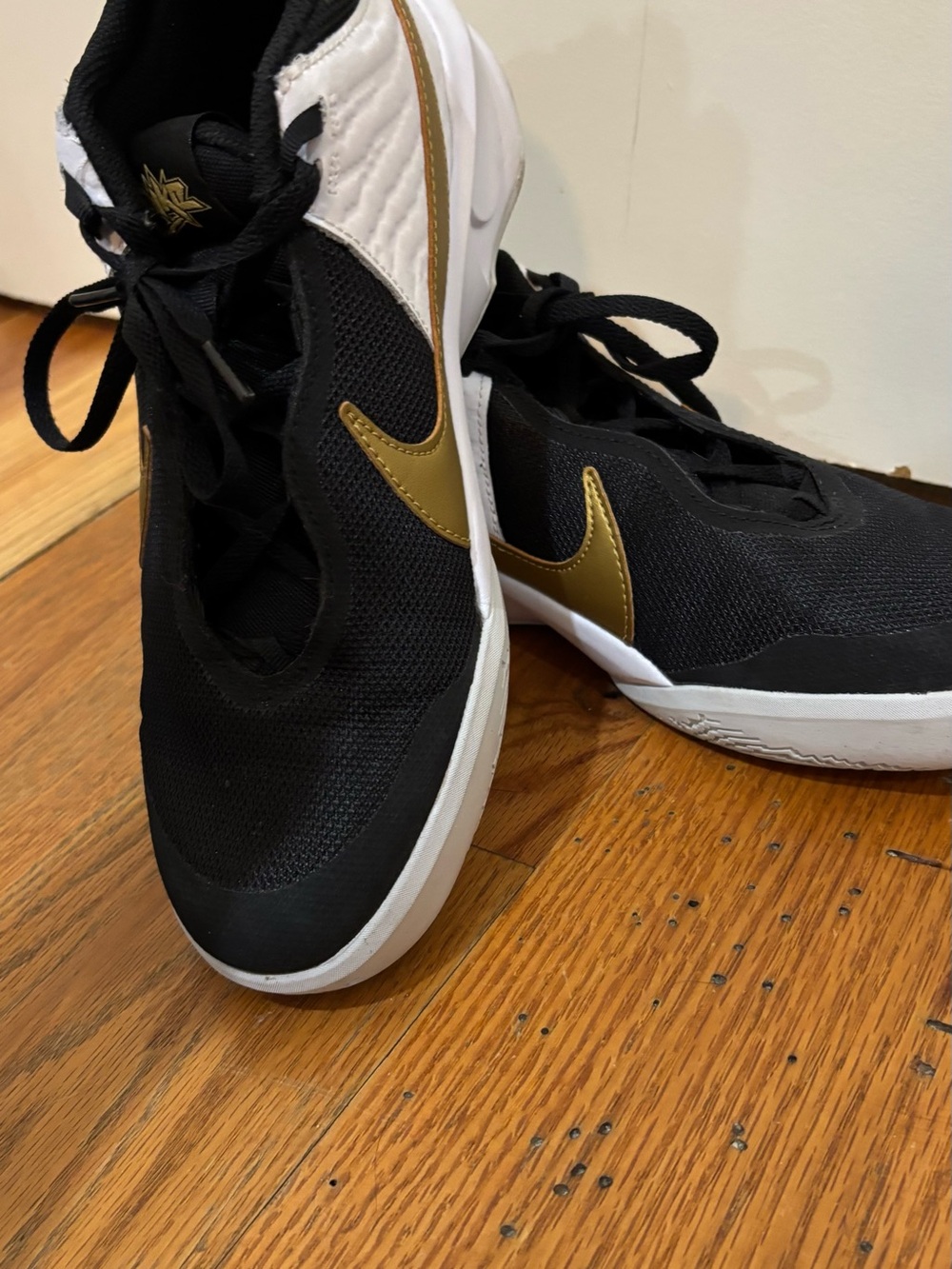 Nike Women’s Black and Gold Training Sneakers